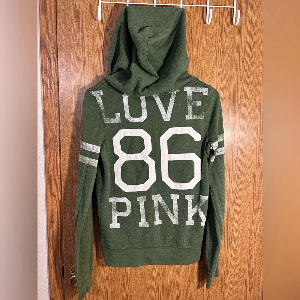 PINK ‘86 Love Pink Graphic Full Zip Hooded Jacket - Picture 5 of 5